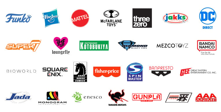 Wide Range of Popular Brands